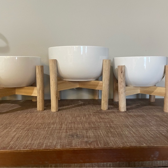 Hobby Lobby bowl and stand set (6 pieces) - Picture 2 of 6